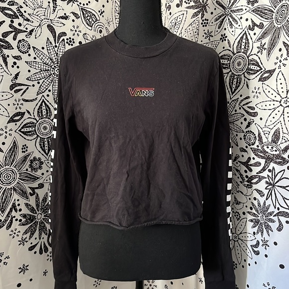 Vans “Off The Wall” crop long sleeve tee - Picture 4 of 4